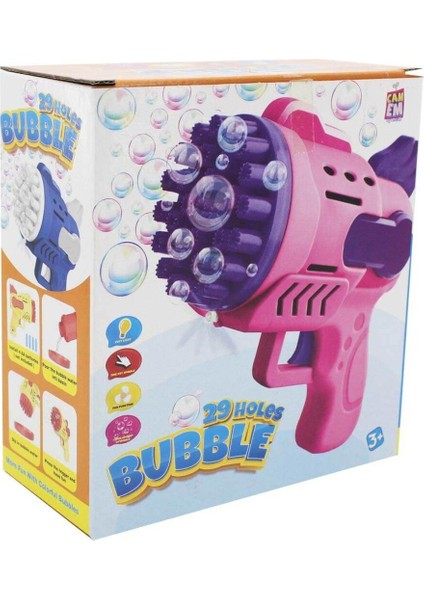 CNM51 - Pilli Işıklı Köpük Atan Tabanca (Lisinya)