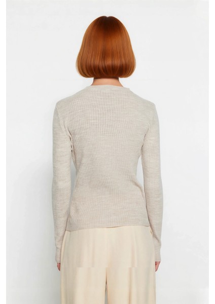 Kadınlara Özel Fitted Kesim Bisiklet Yaka Uzun Kollu Triko Kazak Kışa Şıklık Kaliteli fiyatları