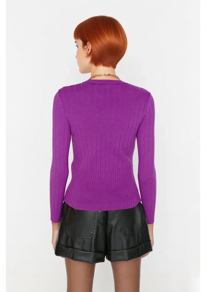 Kadın Basic Fitted Bisiklet Yaka Uzun Kollu Triko Kazak Ilkbahar Sonbahar Günlük Stilin Anahtarı fiyatları