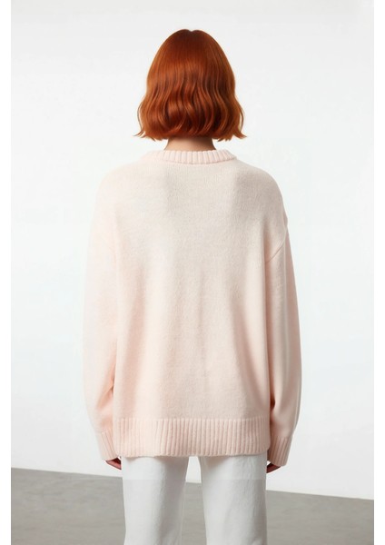 Kadın Düşük Kol Oversize Triko Kazak Bisiklet Yaka Yumuşak Dokulu Basic Kış Kombinleri Için Ideal modelleri