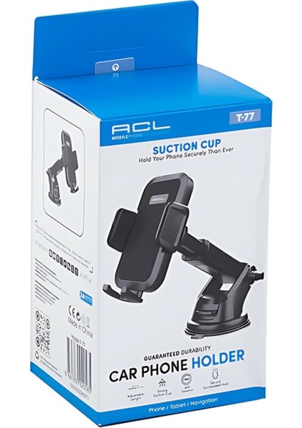 T-77 360 Derece Dönebilen Güçlü Mıknatıslı Vantuzlu Araç Içi Tutacak fiyatları