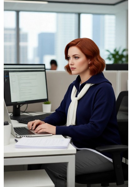 Kadın Kırmızı Düşük Kol Regular Triko Kazak Devrik Yaka Fermuarlı Akrilik Düz Desen Kışlık