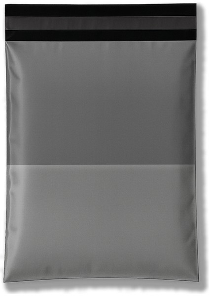 Baskısız Gri Renk Cepli 0,5 Mikron 40*50+5 Ölçülerinde Kargo Poşeti 100 Adet Dayanıklı Sızdırmaz Esnek ve Ekonomik Kargo Poşeti