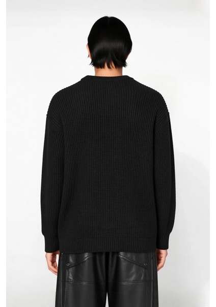 Soğuk Kış Günleri Için Erkek Oversize Kalıp Bisiklet Yaka Rahat Triko Kazak Basic Stil Kaliteli fiyatları