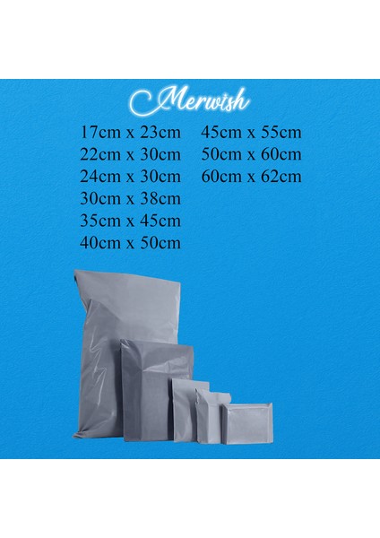 Baskısız Gri Renk Cepli 0,5 Mikron 40*50+5 Ölçülerinde Kargo Poşeti 100 Adet Dayanıklı Sızdırmaz Esnek ve Ekonomik Kargo Poşeti indirimleri