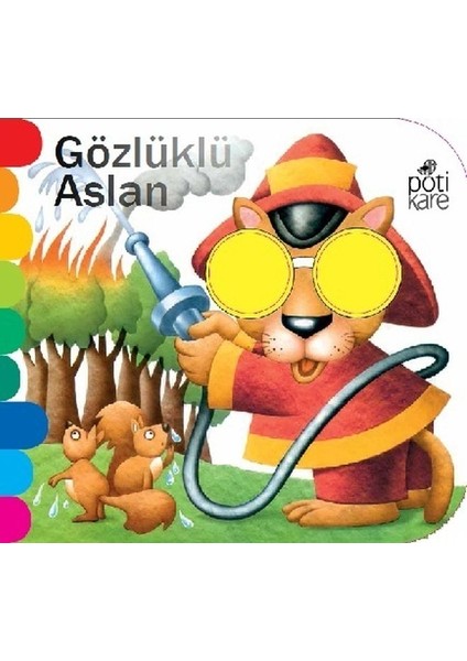 Delikli Kitaplar Serisi - Gözlüklü Aslan