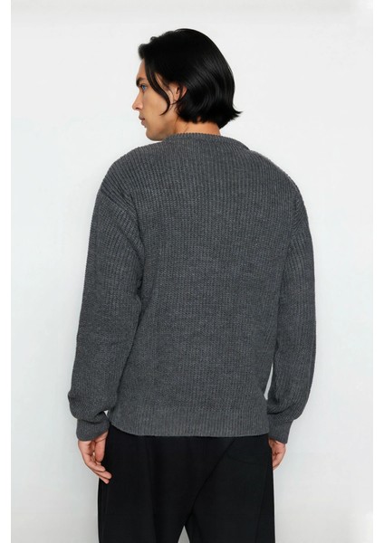 Soğuk Kış Günleri Için Erkek Oversize Kalıp Bisiklet Yaka Rahat Triko Kazak Basic Stil Kaliteli fiyatları