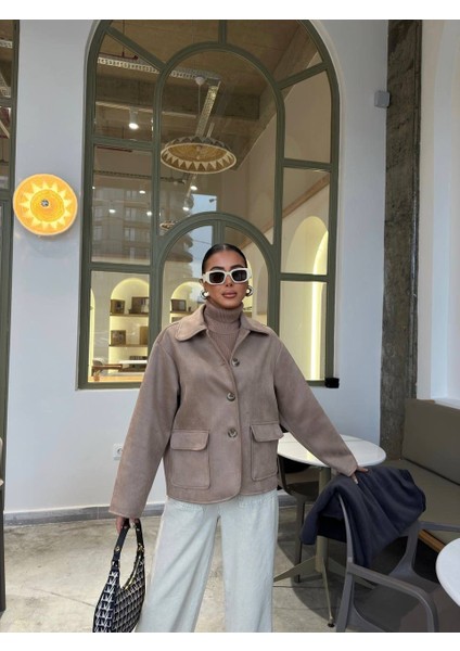 Stra Lacivert Ithal Süet Düğmeli Ceket fiyatları