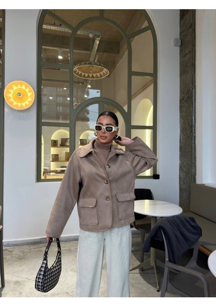 Stra Lacivert Ithal Süet Düğmeli Ceket fırsatları