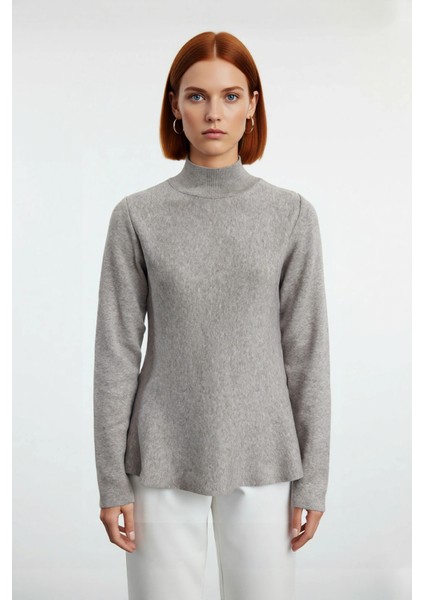 Kadın Casual Dik Yaka Triko Kazak Basic Regular Kalıp Kış Kombinleri Için Konforlu ve Şık Seçim fiyatları