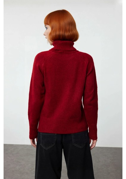 Kadınlara Özel Regular Kesim Balıkçı Yaka Triko Kazak Reglan Kol Kış Günleri Için Şık ve Rahat fiyatları