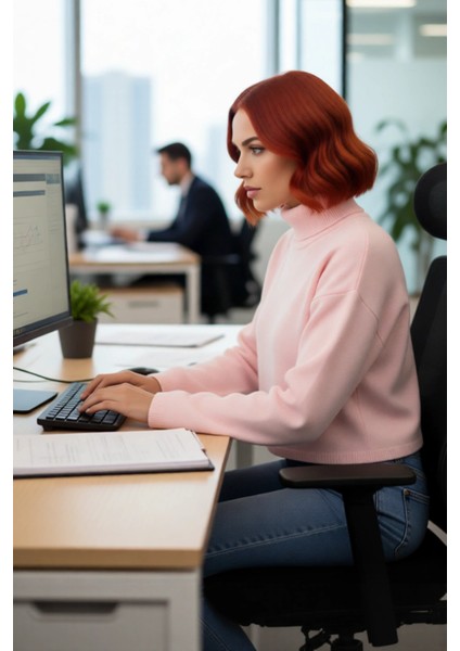 Kadın Oversize Balıkçı Yaka Düşük Kol Triko Kazak Süper Crop Boy Kışlık Rahat ve Şık Tasarım