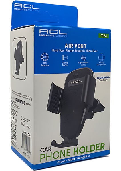 T-74 360° Dönebilen Izgara Tipi Araç Içi Telefon Tutucu fiyatları