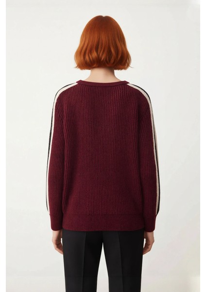 Kadın Geniş Kalıp Bisiklet Yaka Reglan Kol Triko Kazak Soğuk Günlerde Rahat ve Tarz Bir Giyim modelleri