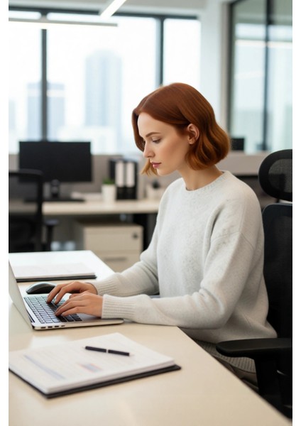 Kadın Regular Kalıp Uzun Kol Triko Kazak Bisiklet Yaka Kış Sezonu Için Günlük Şıklık Kaliteli