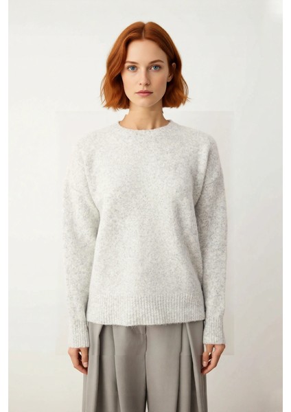 Kadın Regular Kalıp Uzun Kol Triko Kazak Bisiklet Yaka Kış Sezonu Için Günlük Şıklık Kaliteli fiyatları