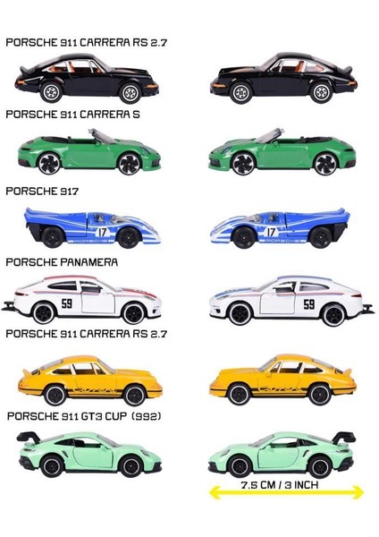 Porsche Motorsport Premium Araçlar - Porsche 911 Carrera Rs 2.7 Sarı 2100002 modelleri