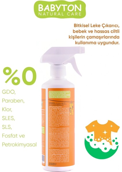 Doğal Çamaşır Leke Çıkarıcı 2'li Set 500 ml X2 fiyatları