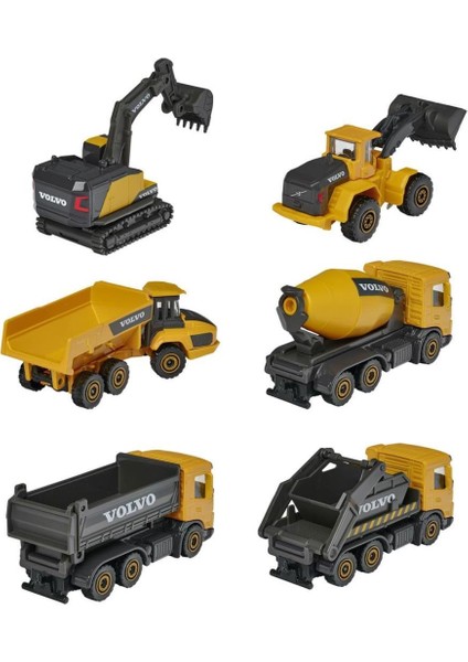 Volvo 3'lü Metal Diecast Inşaat Araç Seti - Ekskavatörlü 3104000 indirimleri