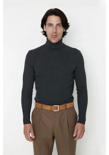 Erkek Fitted Balıkçı Yaka Fitilli Pamuklu Kışlık Kazak Soğuk Havalarda Tarz Sahibi Görünüm Sağlar fiyatları