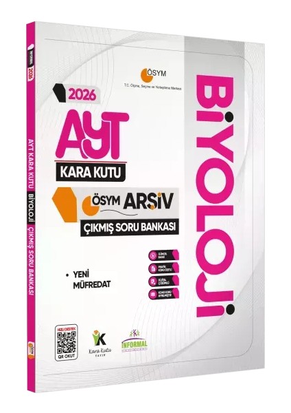 2026 YKS-AYT BİYOLOJİ’nin Kara Kutusu ÖSYM Çıkmış Soru Havuzu Bankası Konu Özetli Dijital Çözümlü
