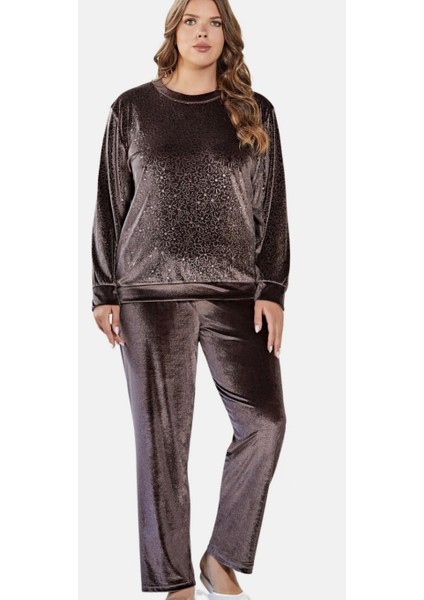 B89-67 Vizon Kadife Pijama Takimi fiyatları