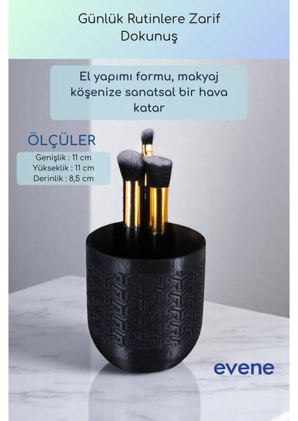 Makyaj Organizeri Makyaj Fırçalığı Makyaj Organizer Düzenleyici Altın Renk Model 77 modelleri