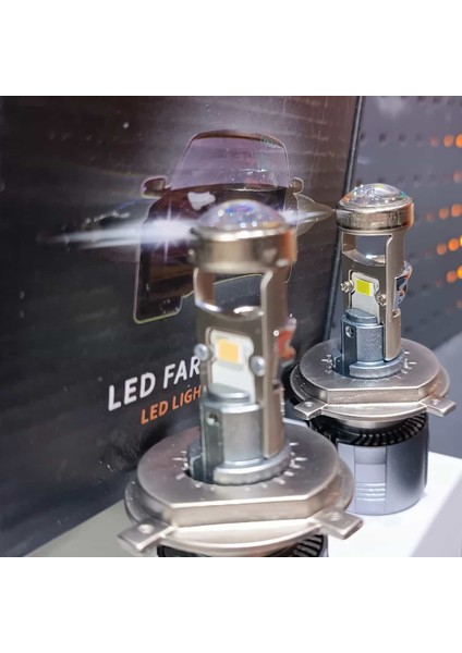 Vr Pro H4 SLİM Mercekli LED Far Ampulü