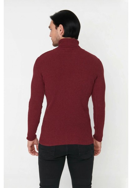 Erkek Fitted Balıkçı Yaka Fitilli Triko Kazak Kış Günleri Için Ideal Şıklığı ve Konforu Sunar fırsatları