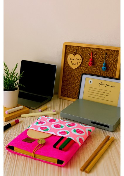 Çocuklar ve Yetişkinler Için Rengarenk Desenli Kitap Kılıfı