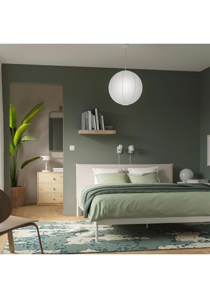 Tavan Lambası Başlığı Pirinç Kağıdı Avize Başlık 45CM El Yapımı JB052 fiyatları