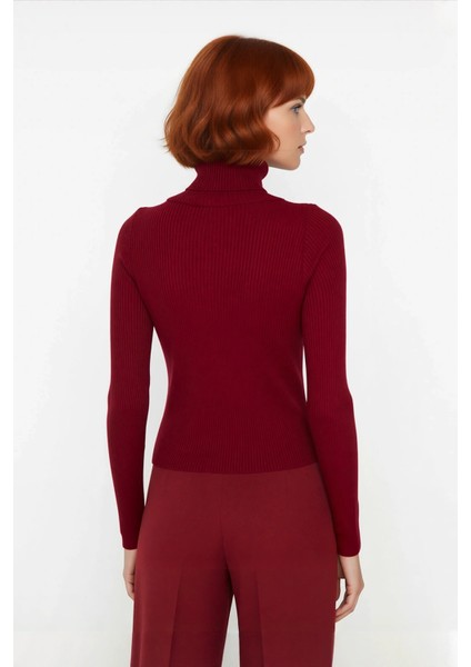 Kadınlara Özel Fitted Balıkçı Yaka Uzun Kollu Basic Triko Kazak Kış Günleri Için Ideal Akrilik fırsatları
