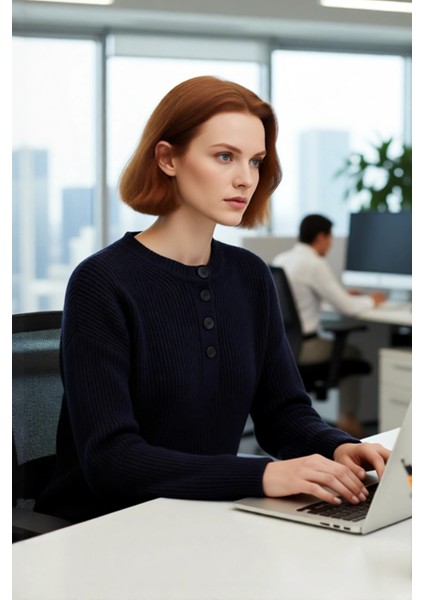 Kadın Oversize Düşük Kollu Selanik Dokuma Triko Kazak Rahat Şıklık Sunar Soğuk Havalar Için Ideal modelleri