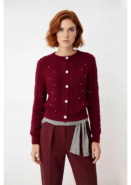 Kadınlar Için Çift Taraflı Fitilli Saç Örgü Crop Triko Hırka Kışlık Şık ve Rahat Giyim Kaliteli fiyatları