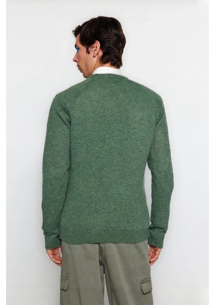 Unisex Fitted Dokulu Reglan Kol Bisiklet Yaka Kalın Triko Kazak Günlük Şıklık ve Konfor Sunar fırsatları