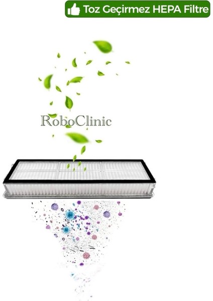 Xiaomi Robot Vacuum X10+ (Plus) / X20+ (Plus) Robot Süpürge Uyumlu Yedek Toz Torba, Fırça, Hepa Filtre, Mop Seti-11 Parça indirimleri