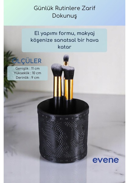 Makyaj Organizeri Makyaj Fırçalığı Makyaj Organizer Düzenleyici Altın Renk Model 82 modelleri