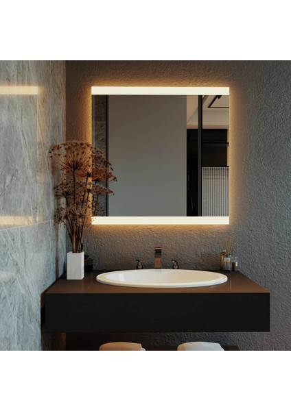 Dairesel LED Işıklı Modern Ayna – Minimalist Duvar ve Banyo Aynası indirimleri