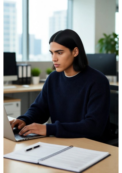 Erkek Gri Oversize Bisiklet Yaka Düz Düşük Kol Akrilik Triko Kazak Casual Tarzlara Özel Rahatlık modelleri