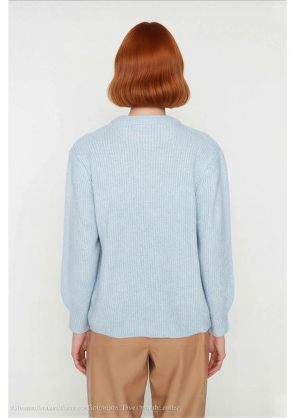 Kadın Oversize Kalıp Düşük Kol Bisiklet Yaka Triko Kazak Basic Rahat Kışlık Stil Seçimi Kaliteli fırsatları