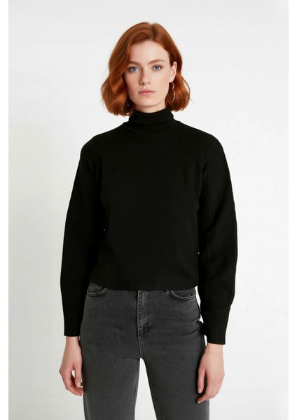 Kadın Oversize Balıkçı Yaka Basic Triko Kazak Kışlık Soğuk Havalar Için Ideal Şıklık ve Rahatlık fiyatları