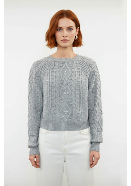 Kadınlar Için Çift Taraflı Fitilli Saç Örgü Crop Triko Hırka Kışlık Şık ve Rahat Giyim Kaliteli fiyatları