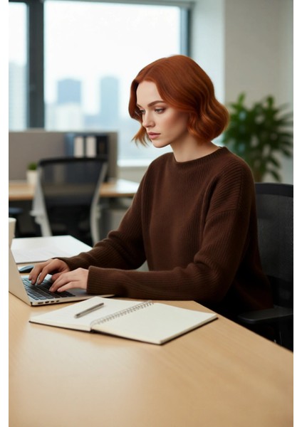 Kadın Oversize Kalın Düşük Kol Triko Kazak Modern Rahat Kışlık Günlük Şık Kombinler Için Ideal Crop modelleri