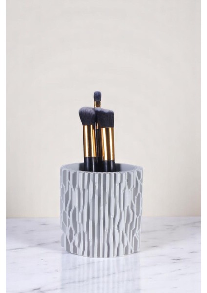 Makyaj Organizeri Makyaj Fırçalığı Makyaj Organizer Düzenleyici Beyaz Renk Model 78