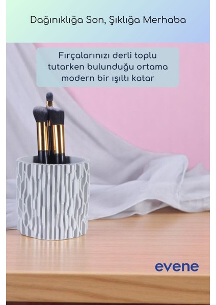 Makyaj Organizeri Makyaj Fırçalığı Makyaj Organizer Düzenleyici Beyaz Renk Model 78 indirimleri