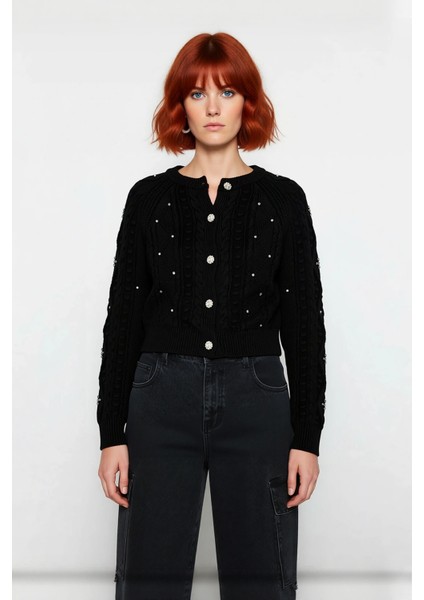 Kadınlar Için Çift Taraflı Fitilli Saç Örgü Crop Triko Hırka Kışlık Şık ve Rahat Giyim Kaliteli fiyatları