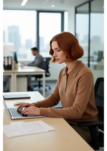 Kadın Regular Kalıp Polo Yaka Triko Kazak Kış Sezonu Için Özel Tasarım Rahat Şık ve Konforlu modelleri