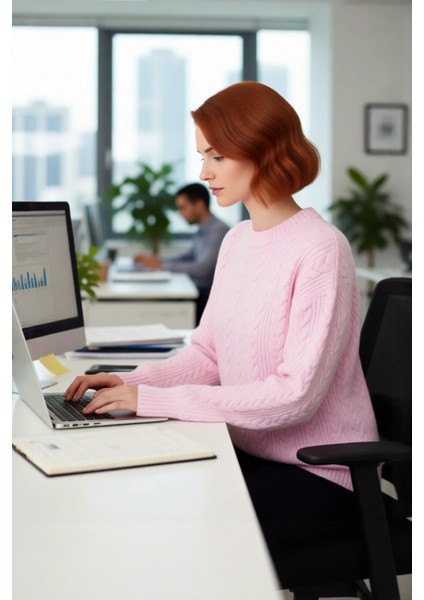 Kadın Oversize Kalın Saç Örgü Desenli Bisiklet Yaka Düşük Kol Uzun Boy Triko Kazak Kışlık Kaliteli modelleri