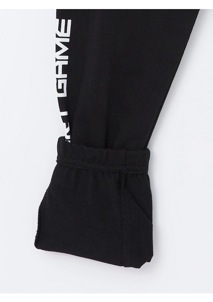 Lcw Kids Siyah Beli Lastikli Erkek Çocuk Jogger Eşofman Altı modelleri
