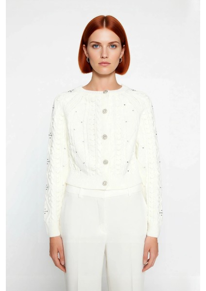 Kadınlar Için Çift Taraflı Fitilli Saç Örgü Crop Triko Hırka Kışlık Şık ve Rahat Giyim Kaliteli fiyatları